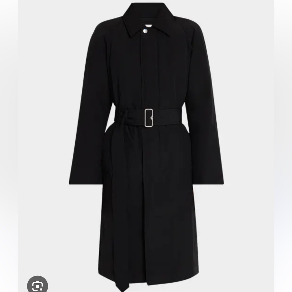 Burberry quilted Black Belted Trench Coat